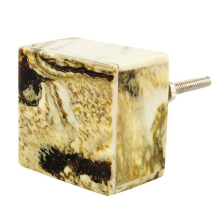 Square Resin And Wooden Drawer Knob Online